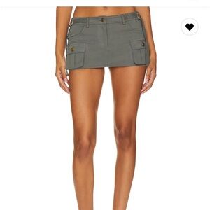 Beatrix Gray Cargo Skort